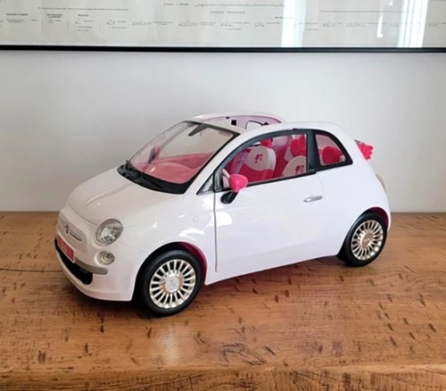 Coche barbie fiat 500 - coche, 500,