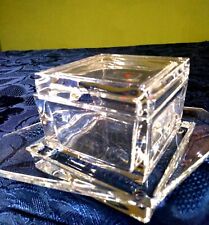 Formaggera / zuccheriera Cristallo brand COLLE - Crystal cheese / sugar box