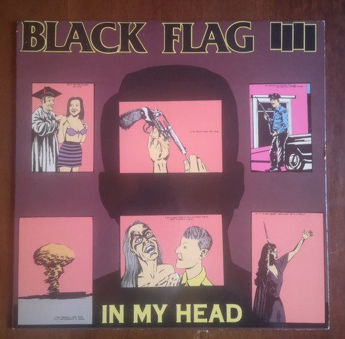 Black flag my head - "in, head"