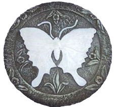 Butterfly mold plaster cement