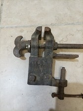 Antica morsa da banco in ferro 