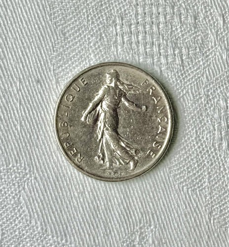Moneta rara francia 2 franc - rara-,