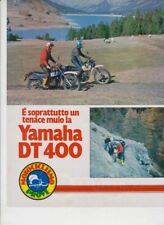 advertising Pubblicità TEST MOTO YAMAHA DT 400 1978  MOTOGIAPPONESI ENDURO EPOCA