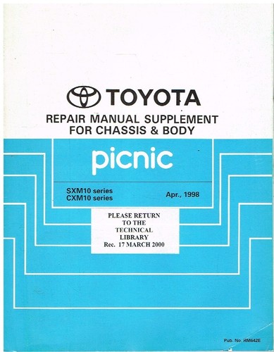 Toyota picnic mk1 - toyota, sxm10