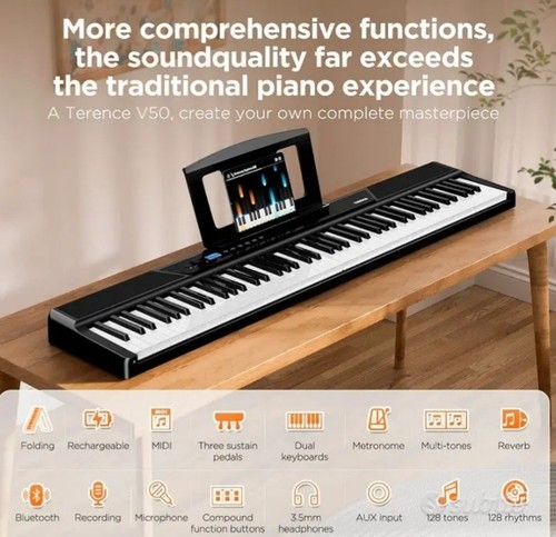 Pianoforte digitale tasti - pianoforte,