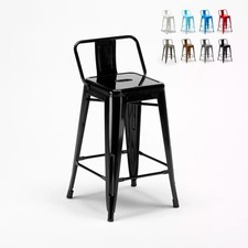 sgabello bar industrial con