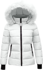 Piumino Donna Classico Trapuntato, Cappotto Imbottito Invernale Con Cappuccio in