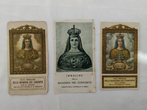 Lotto santino antico madonna - 3,