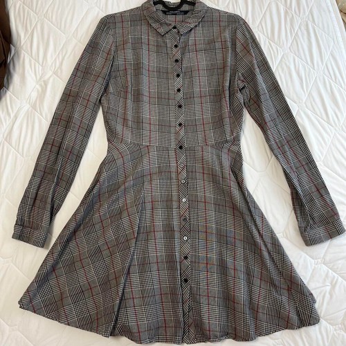 Abito camicia quadri - camicia,