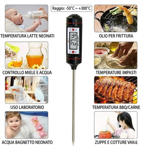 Termometro sonda digitale - termometro,