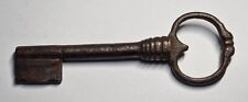 Chiave antica in ferro forgiato, fine '700/primo '800, cm 15