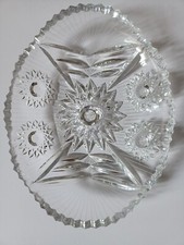 -60% Splendido grande vassoio in cristallo Bohemia - Anni '60/'70 - come nuovo!!