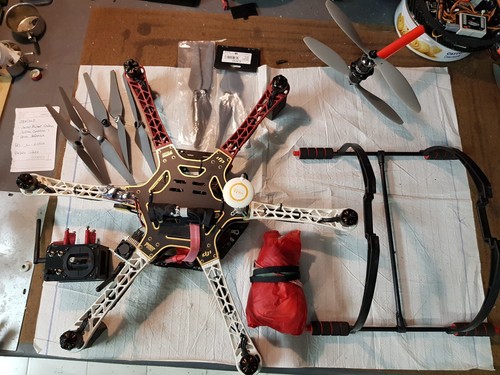 Drone dji f550 con - con, naza