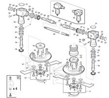 Disco portalame trattorino