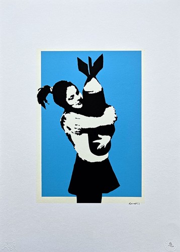 Banksy bomb love edizione - banksy,