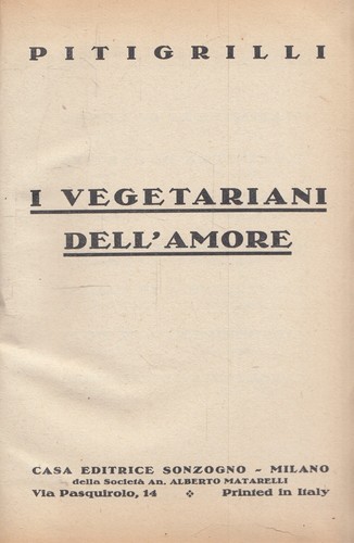 Pitigrilli i vegetariani - -,