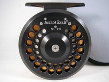 Raro mulinello a mosca ASCENT 2 3/4 IN TROTA: Made in USA Click Pawl REEL; 1-4 WT Lines