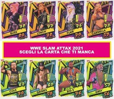 WWE Slam Attax 2021 - SUPERSTAR, TAG TEAM, FICTION & FINISHER MANCOLISTA