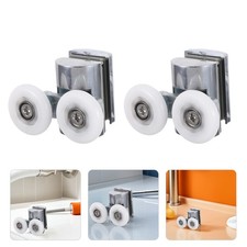  Set 2 Pezzi Ruote Porta Scorrevole Doccia Puleggia Rulli di Ricambio