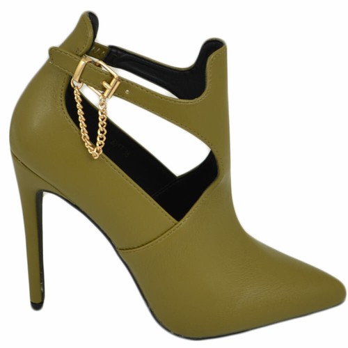 Scarpe donna tronchetto verde