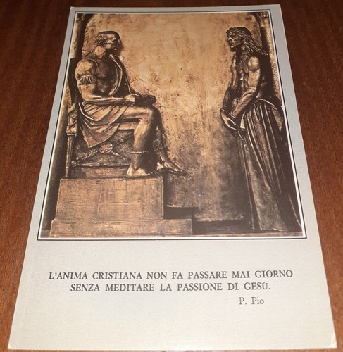 Cartolina stazione via crucis - stazione,