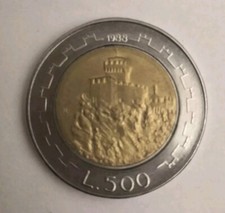 San Marino - 500 Lire 1988
