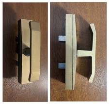 Maniglia Martellina BRONZO  X Infisso In Alluminio Interasse Cm 13.