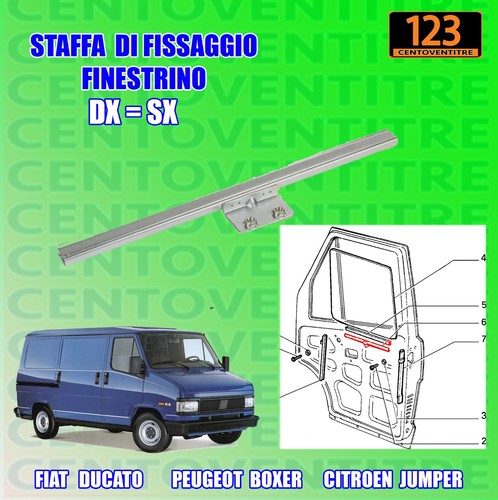 Staffa fissaggio finestrino - staffa,