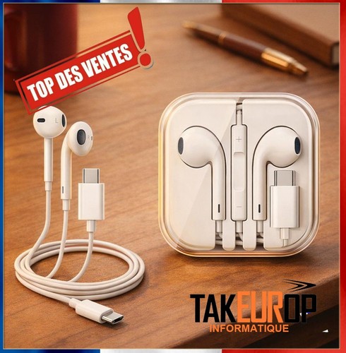 Ecouteurs usb type - ecouteurs, filaire