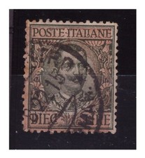 Regno 1910 floreale 10 lire - floreale,