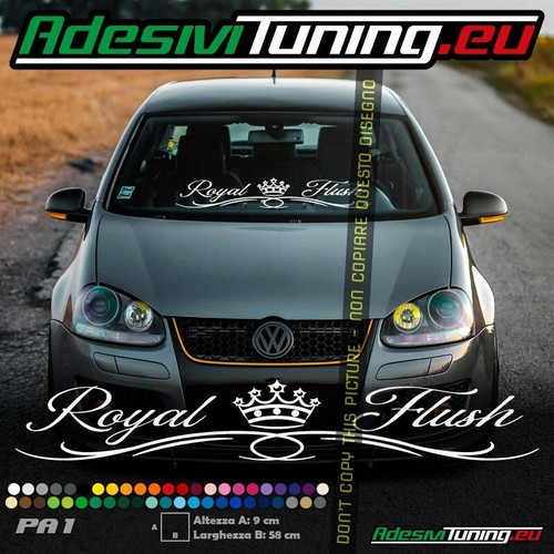 Adesivo royal flush - adesivo,