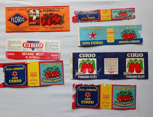 Florio cirio lotto etichette - florio,