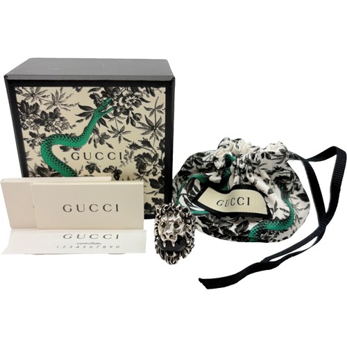 Anello gucci originale testa - anello,