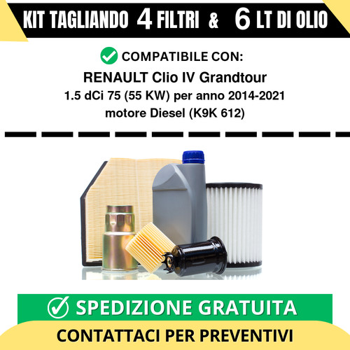Tagliando per renault clio - renault,