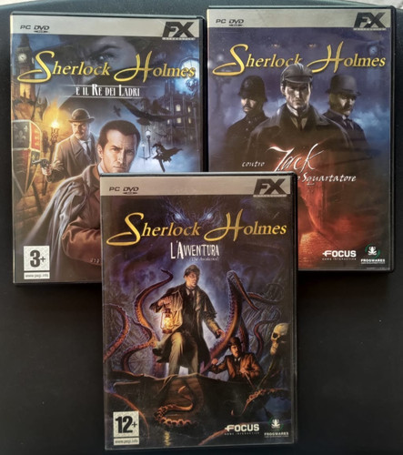Sherlock holmes trilogia - holmes,