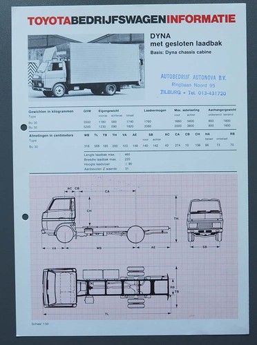 Brochure toyota dyna furgonato - brochure,
