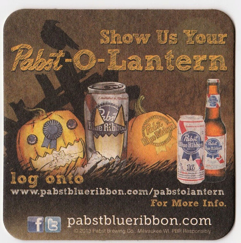 Sottobicchiere birra pabst - birra,