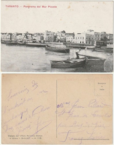 Taranto panorama dal - taranto, mar
