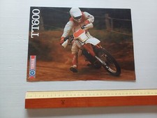Yamaha TT 600 1987 depliant originale ITALIANO