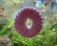 Scrunchies copri elastico per capelli, effetto Conchiglia In Cotone