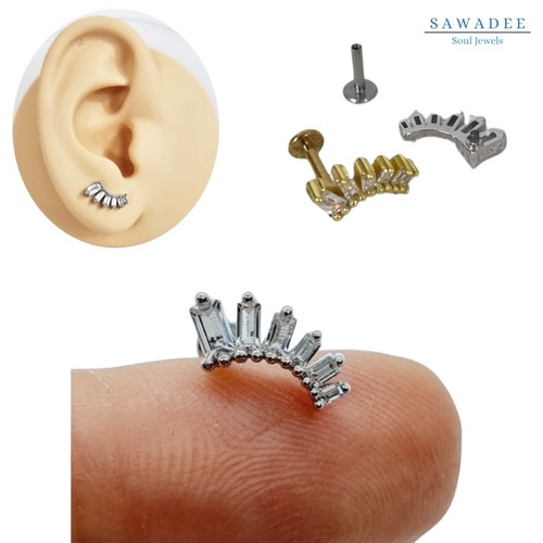 Orecchino piercing acciaio - piercing, in