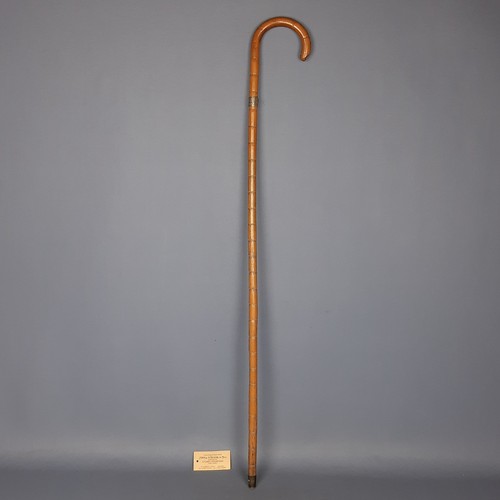 Antico bastone passeggio legno - antico,