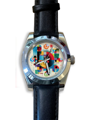 Orologio arte astratta - orologio,