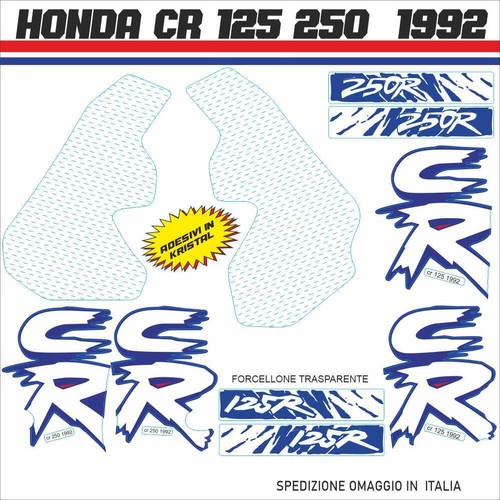 Adesivi honda 125 250 1992 - honda, 125-250