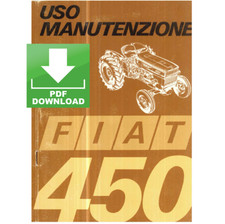 Trattore FIAT 450 Manuale uso