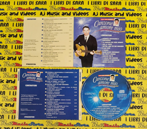 Compilation cantautori - cd,