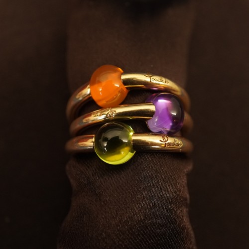 Anello pomellato oro kt - anello,