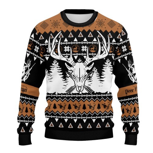 Maglione cervo caccia brutto - cervo,