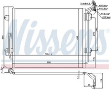 NISSENS (940256) Condensatore