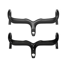 Manubrio integrato in fibra di carbonio bici da strada drop bar 28,6*400/420/440mm